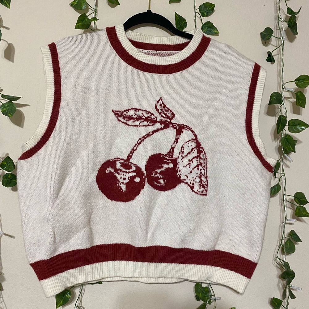 Cider / 1XL / Cherry Sweater Vest